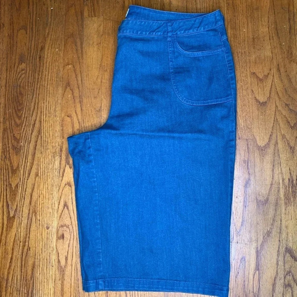 Talbots Denim - Talbots Petites Stretch Denim Capris Size 22W